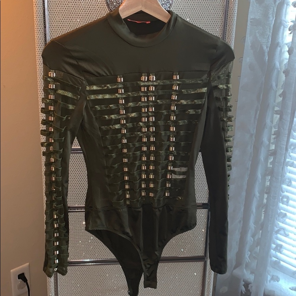 Green bodysuit